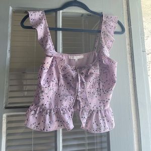 Cottage core crop top